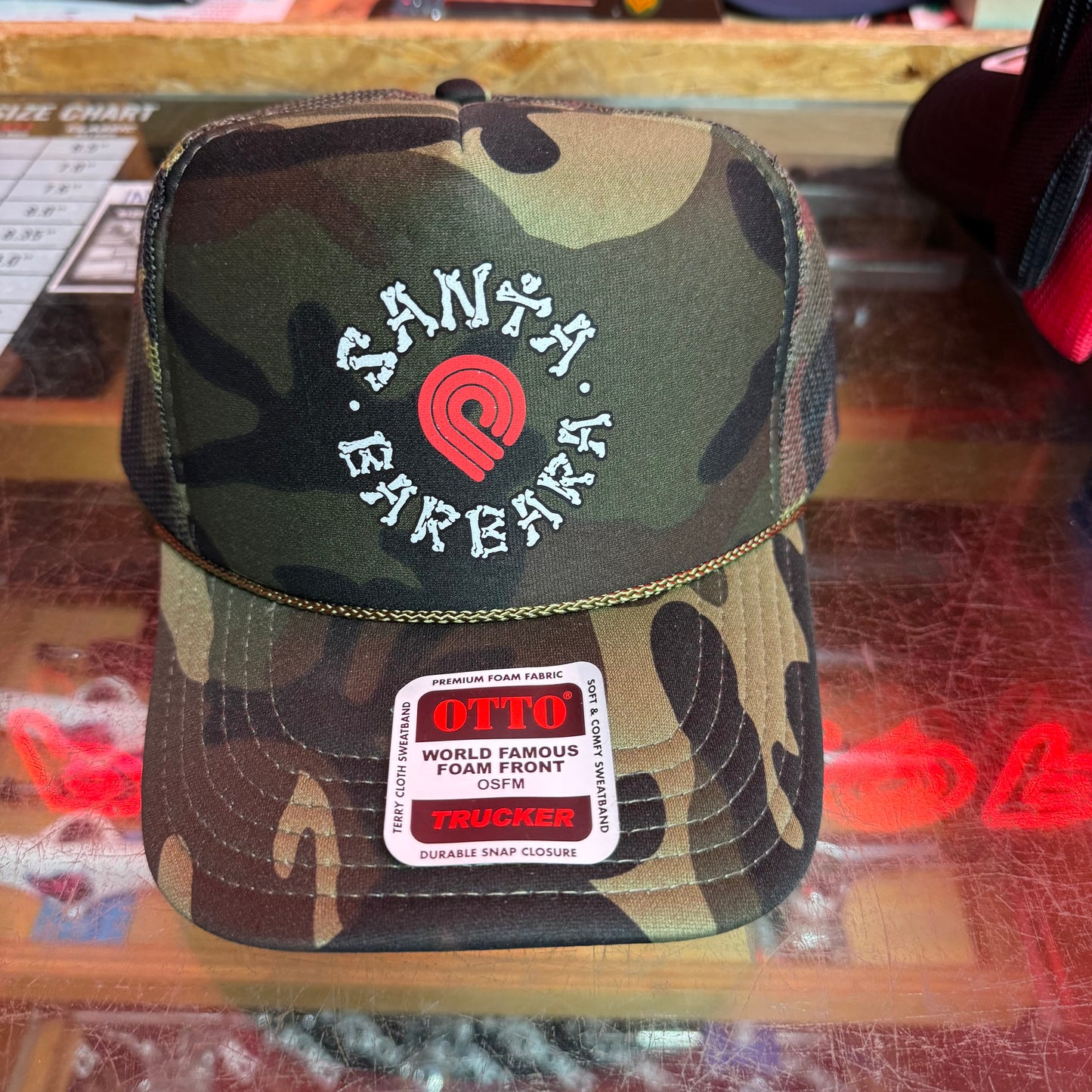 Powell Peralta Skate Shop Santa Barbara Mesh Trucker