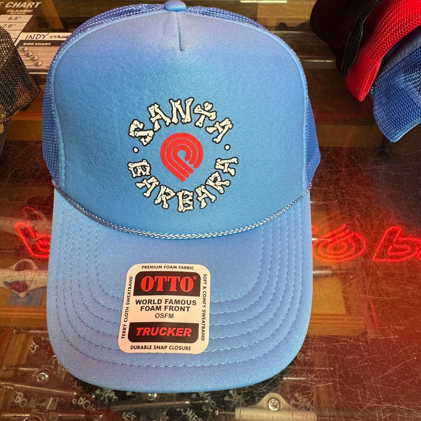 Powell Peralta Skate Shop Santa Barbara Mesh Trucker