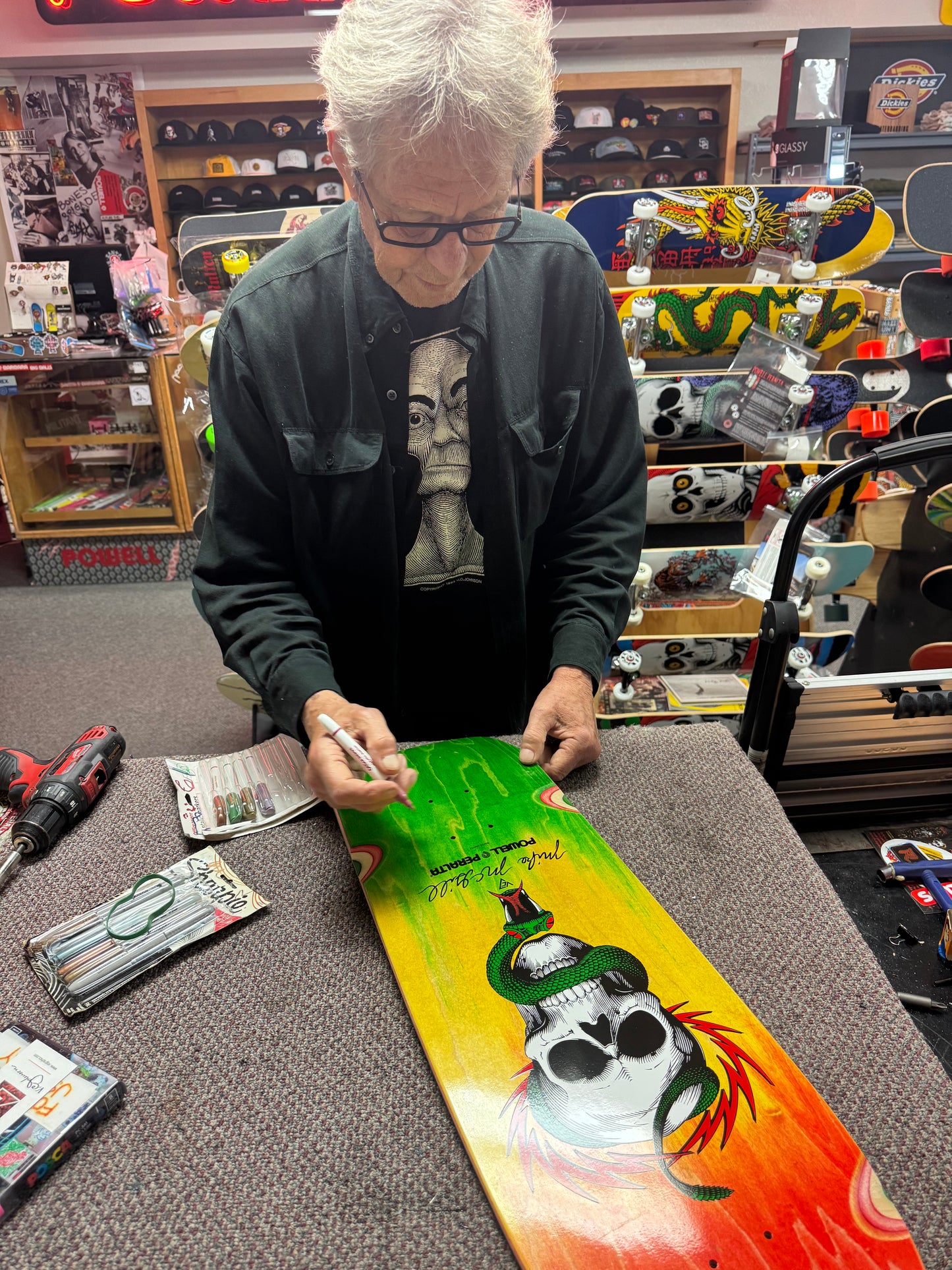 PP Mike McGill deck signed by VCJ (original artist)#3