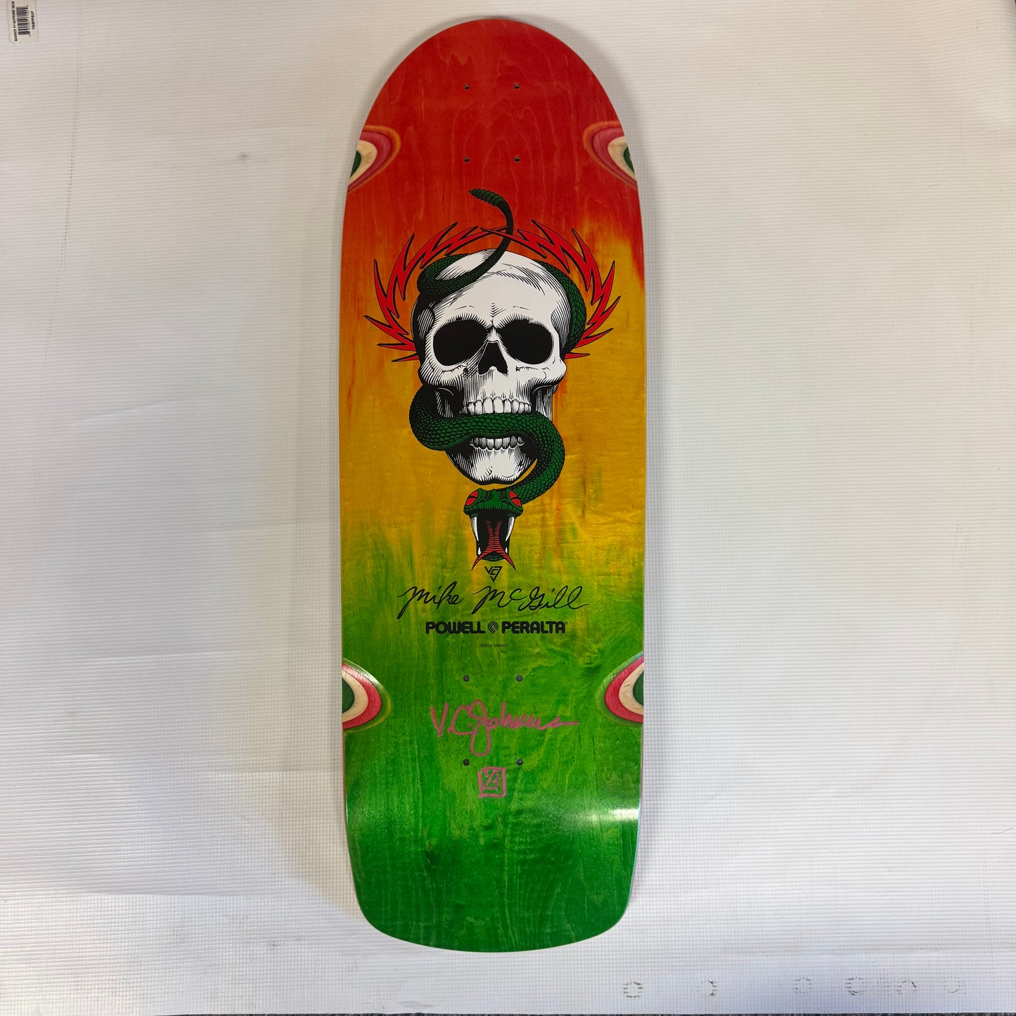 PP Mike McGill deck signed by VCJ (original artist)#3