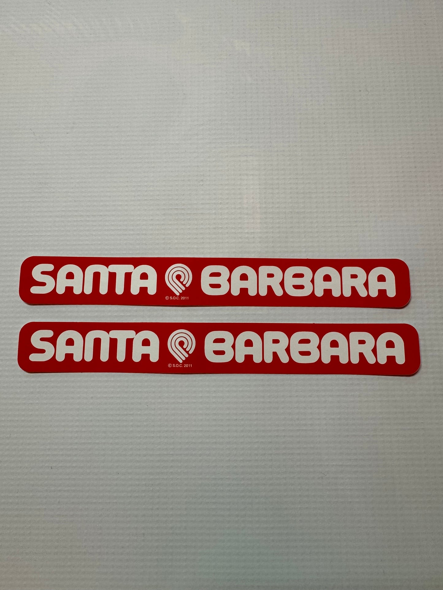 Skate Shop Santa Barbara Sticker Bubble Font