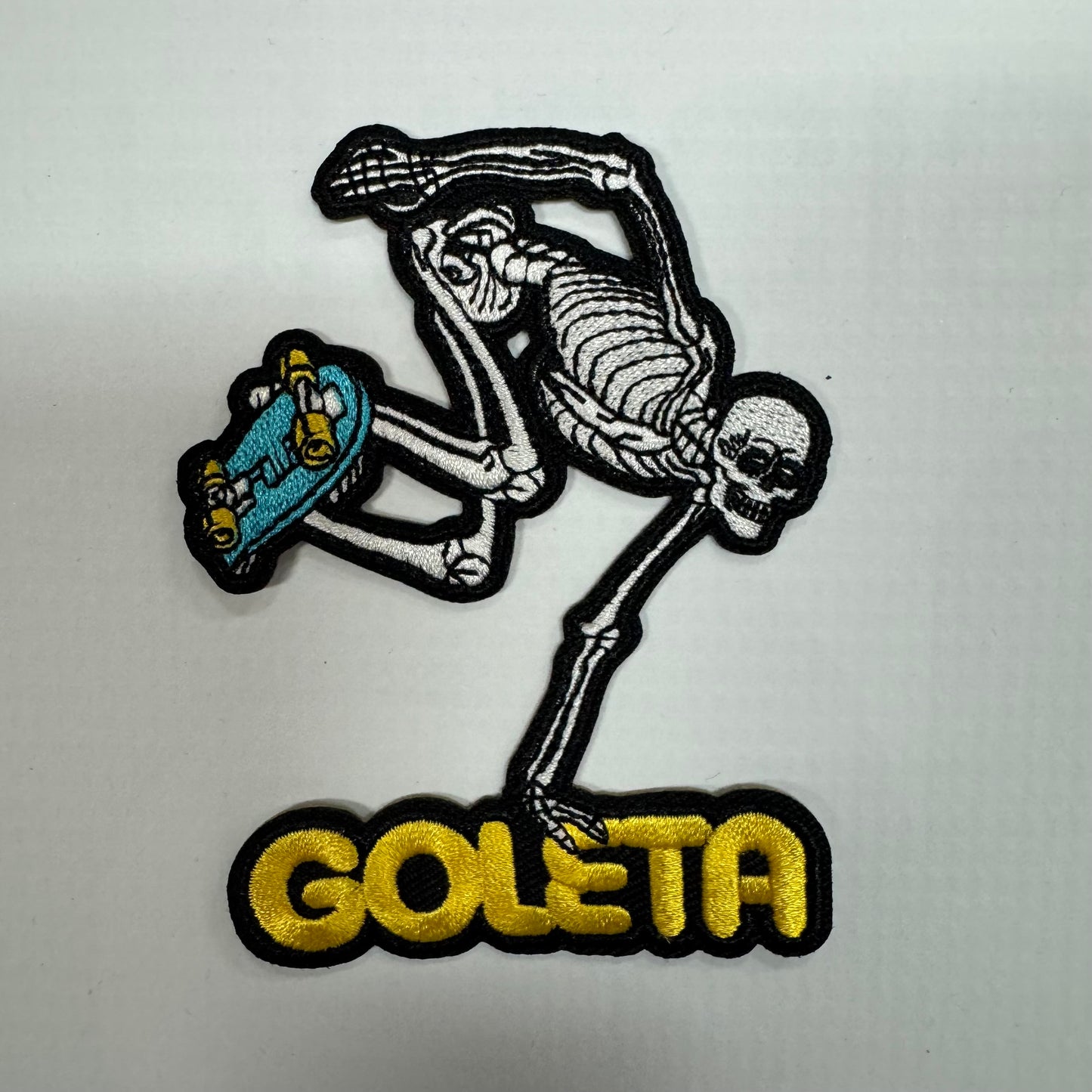Goleta Skate Skeleton Patch