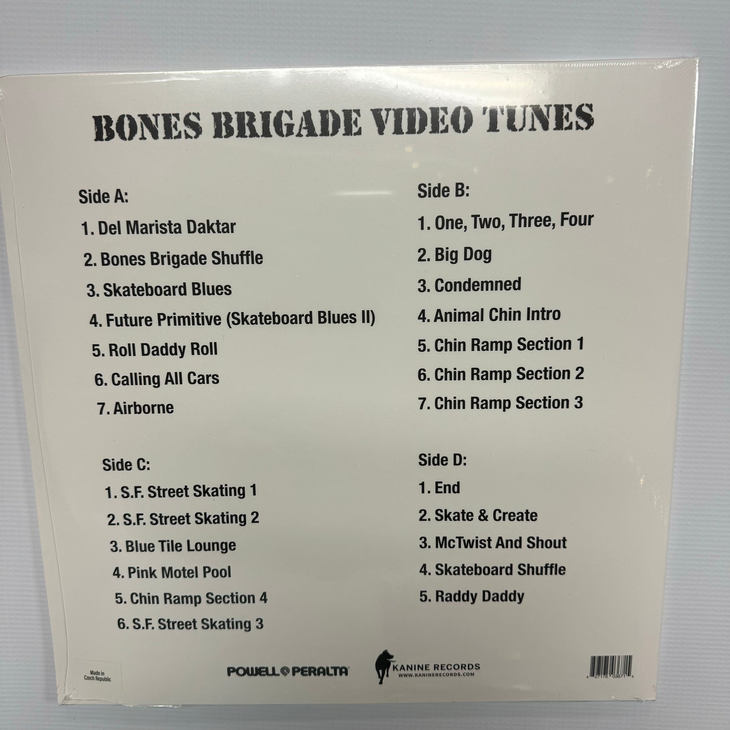 VINYL LP BONES BRIGADE VIDEO TUNES
