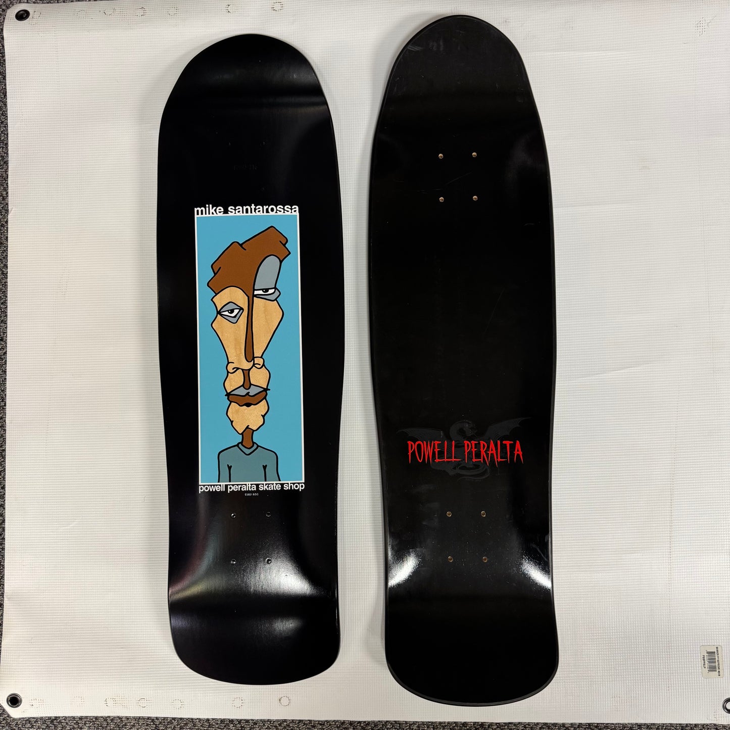 Mike Santarossa DORK Powell Peralta Skate Shop Deck Shape 216