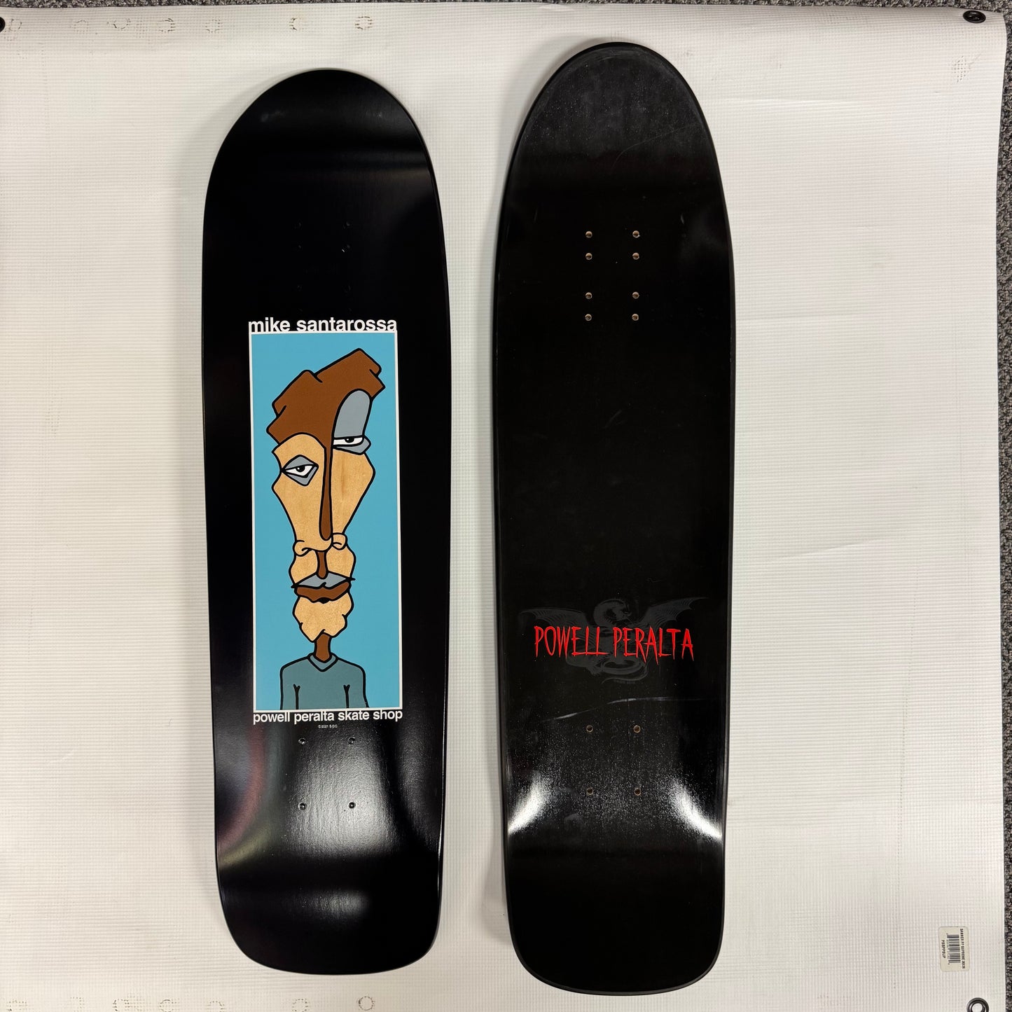 Mike Santarossa DORK Powell Peralta Skate Shop Deck Shape 205