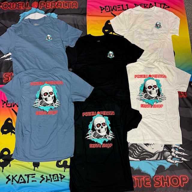 Powell Peralta Skate Shop Neon Logo Shirt- softstyle