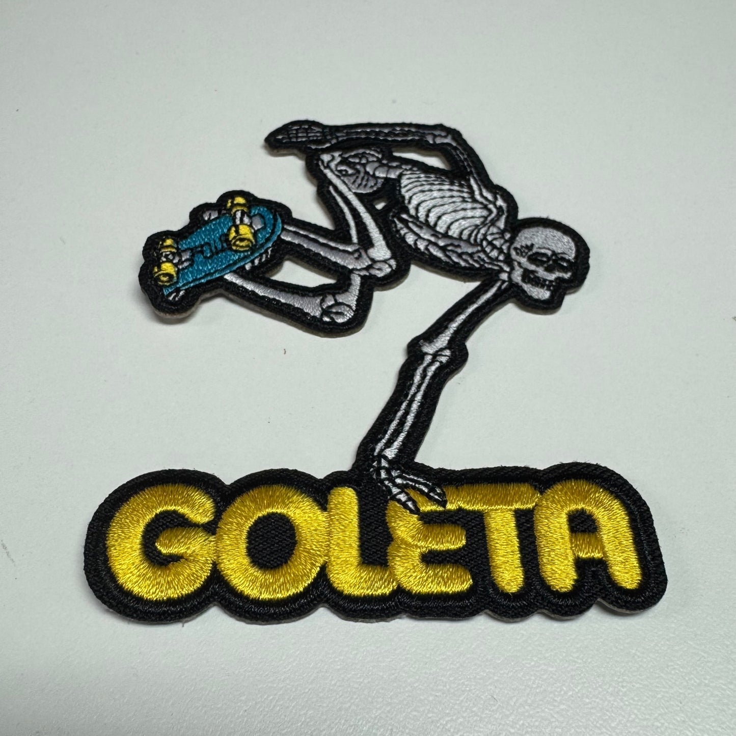 Goleta Skate Skeleton Patch